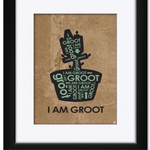 Art Paper Poster "I AM GROOT" by Stephen Poon